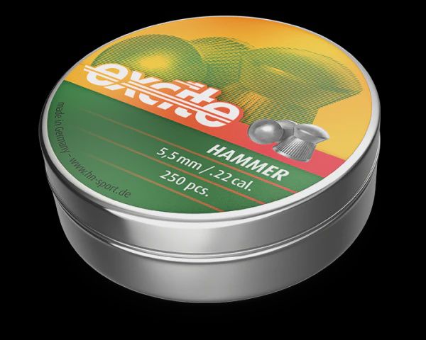 H&amp;N Excite Hammer 22 Cal Air Pellets 14.66gr / 0,94g
