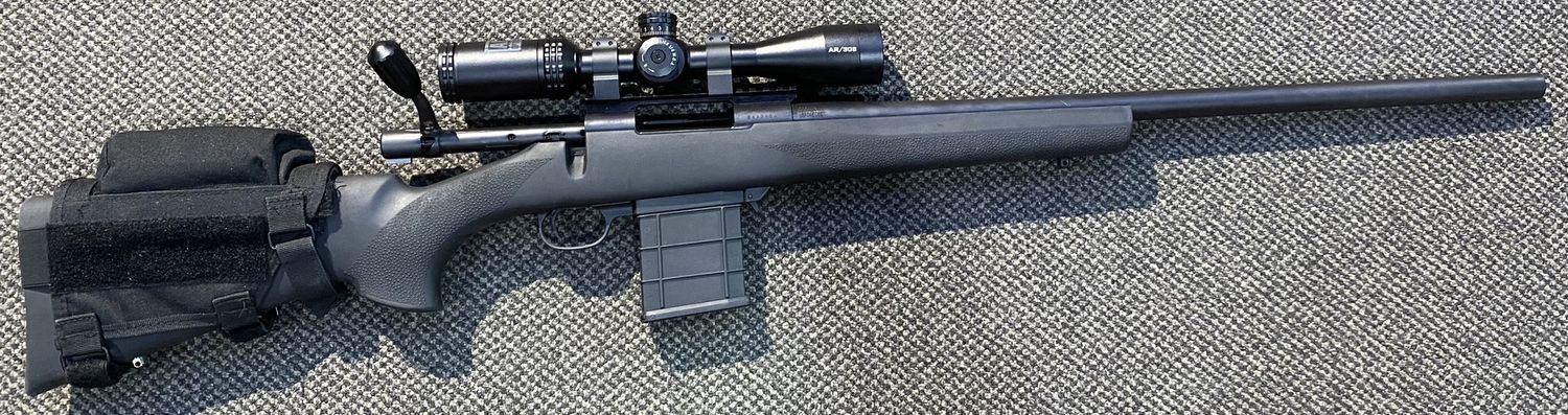 USED HOWA 1500 .308WIN BOLT ACTION 10RND W/ SCOPE &amp; CHEEK PIECE SN: B438964