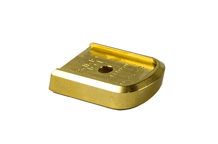Lokgrips CZ Shadow 2 Magazine Base Pad Aluminum Brass – Suits Shadow 2