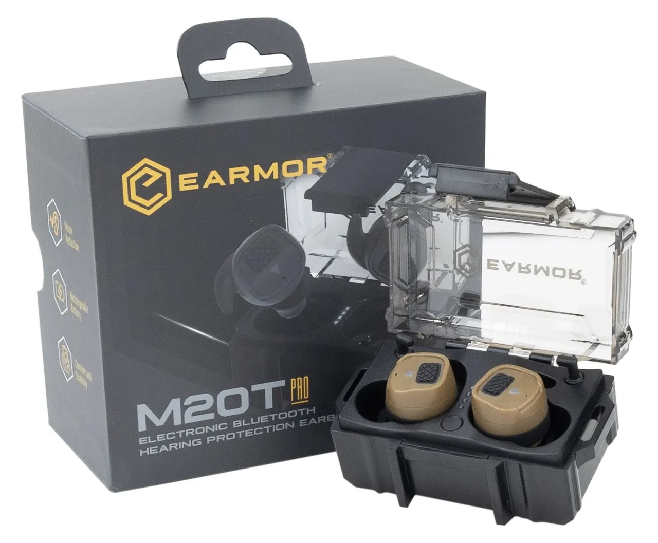 Earmor M20T BT Electronic Earplugs - Coyote Brown