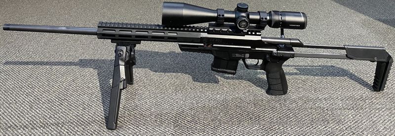 USED CZ 600 .223REM BOLT ACTION 10RND W/ SCOPE & BIPOD SN: H076596