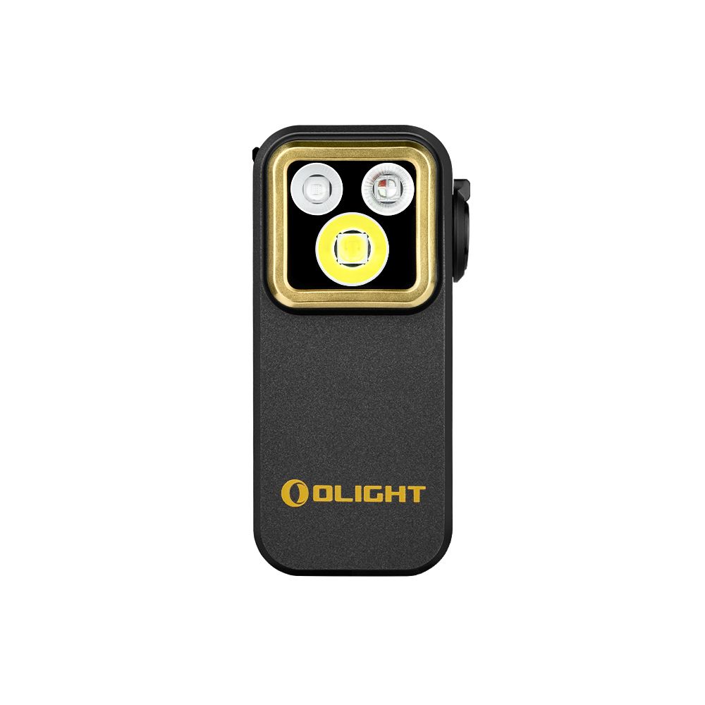 Olight Oclip Pro S 5-in-1 Multifunctional EDC Clip Torch with UV &amp; RGB Light Black