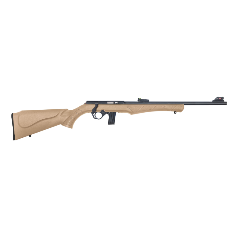 Rossi 8122 Std BL 22lr BA 10RD Thrd 1/2x20" TAN Stock