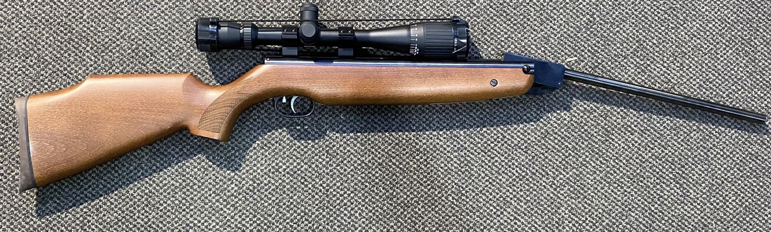 Used Weihrauch HW95 .22CAL AIR RIFLE 1RND W/ SCOPE - SN: 2276873