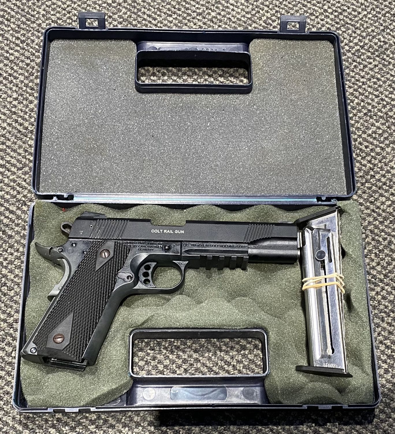 USED COLT 1911 9MM 10RND B/R 127MM 2MAG CASED SN: LK048751