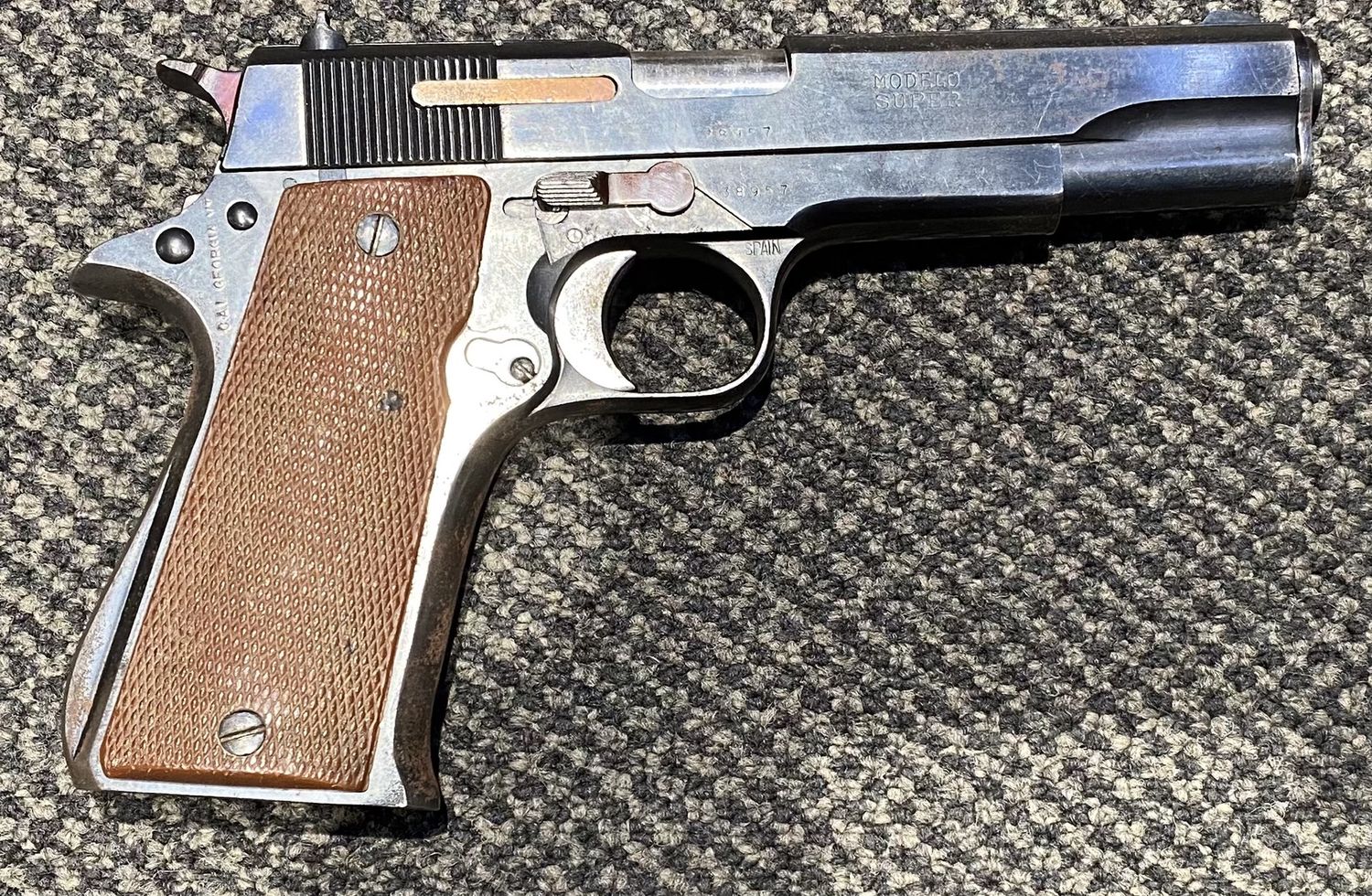 USED STAR SUPER B 9MM 8RND B/R 127MM 4MAG CASED SN: 38957