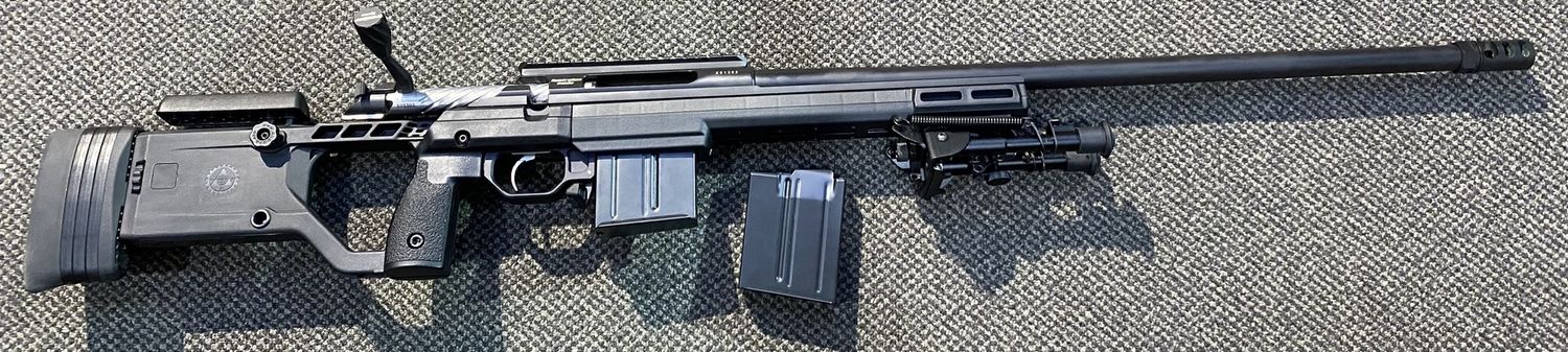 USED LITHGOW LA 105 .308WIN 10RND BOLT ACTION 2MAG W/ BIPOD SN: X01303