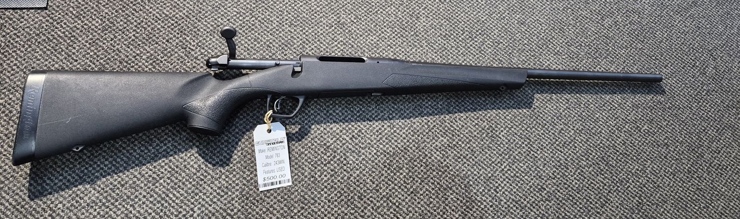USED REMINGTON 783 .243WIN S/N: RM82897F