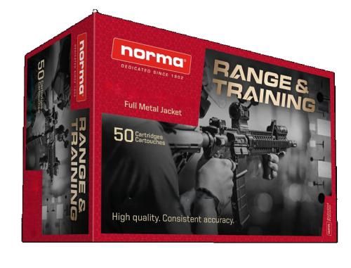 NORMA 223 Rem 55gr Range and Training FMJ 100 Pack