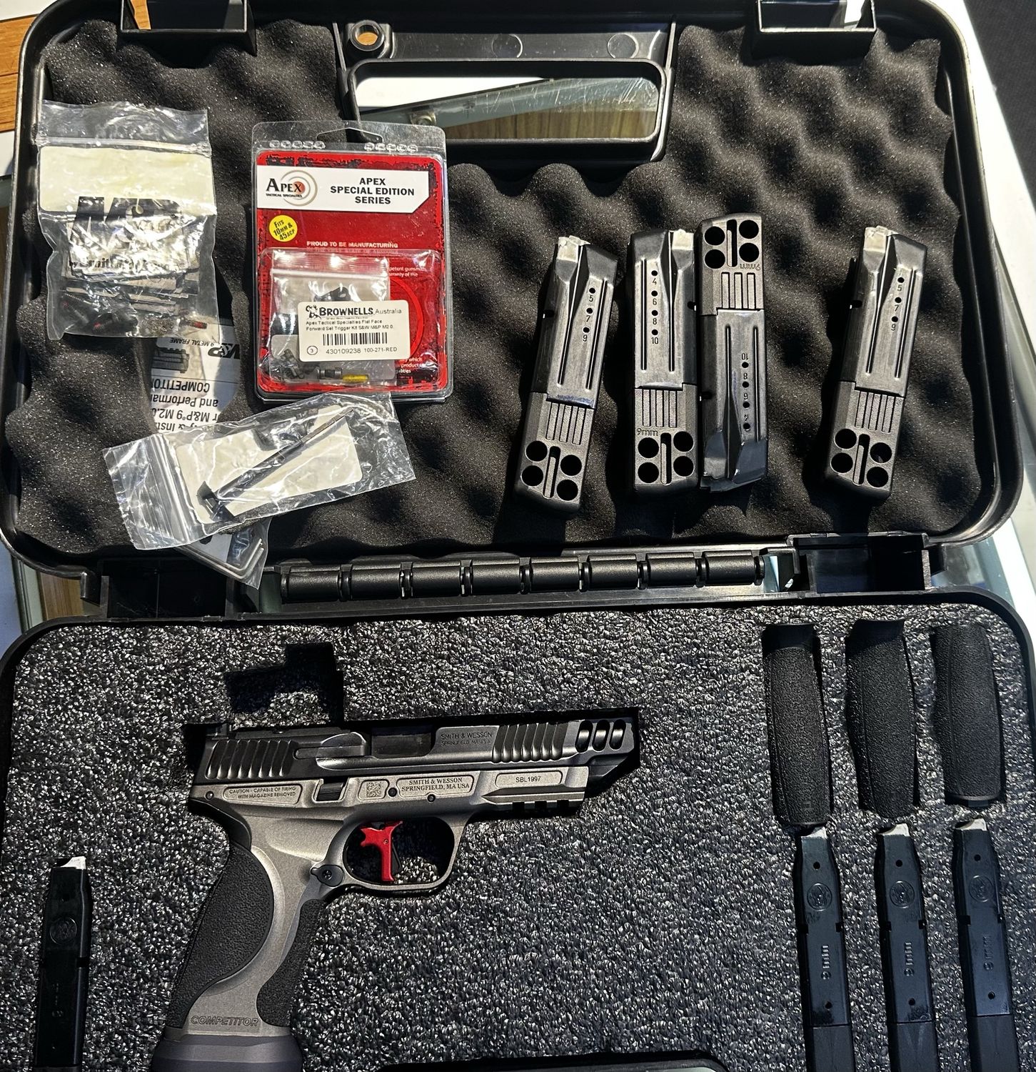 Consignment Smith&amp;Wesson M&amp;P9 2.0 Competitor - With 8 Mags &amp; Trigger Upgrade - SN: SBL1997
