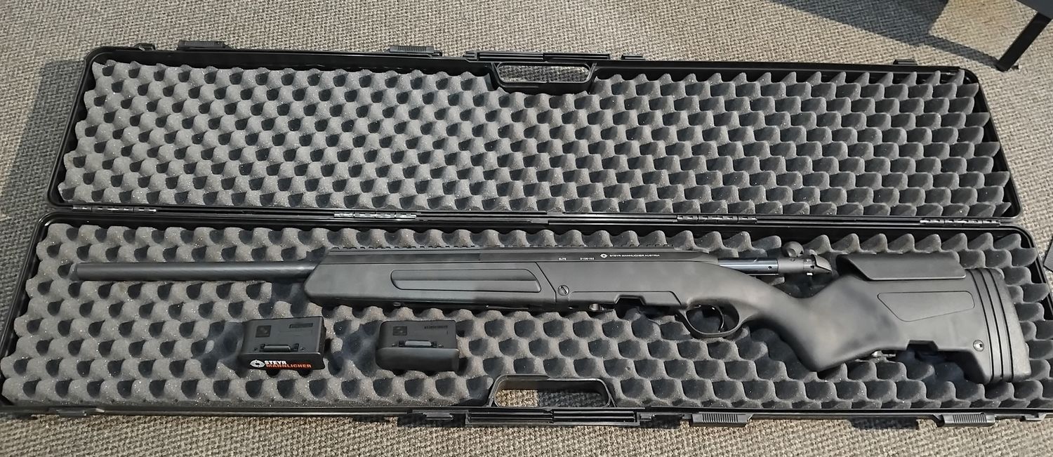 consingment used steyr elite 7mm-08 unfired with hard case