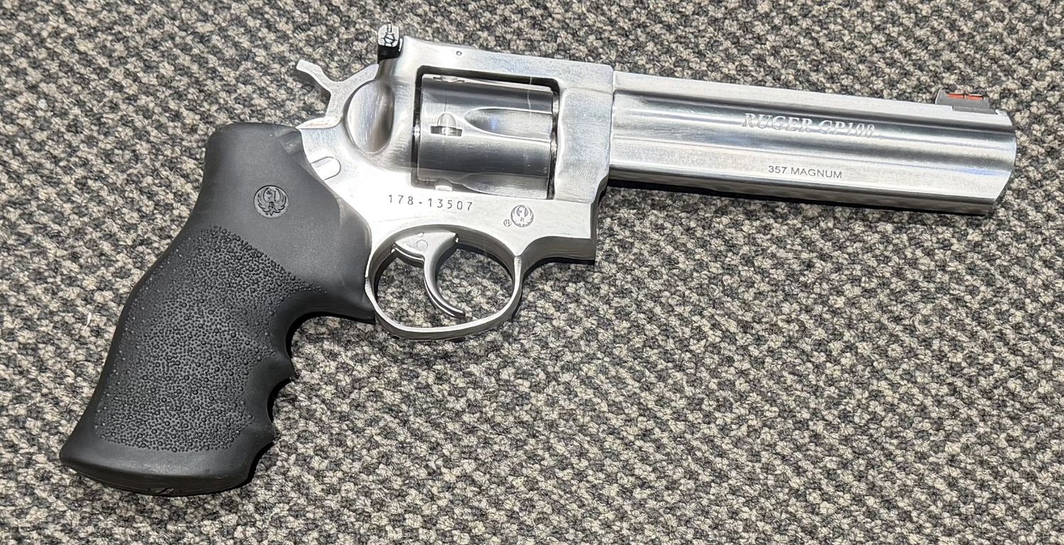 Consignment Ruger GP100 .357 With case and speedloaders - SN: 178-13507