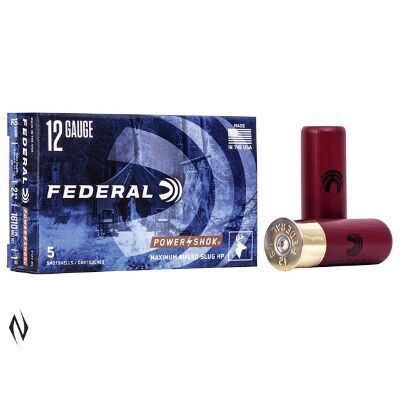 FEDERAL 12G 1OZ RIFLED SLUG HP 1610 FPS (5 PACK)