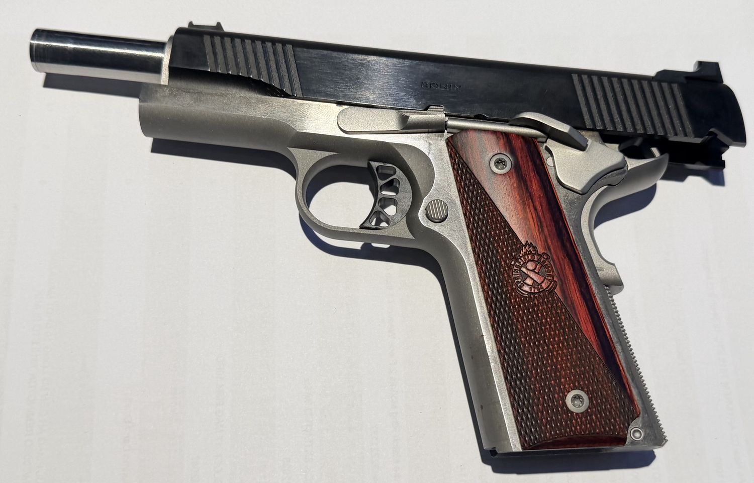 Used Springfield Armory 1911 9mm 10rnd 127mm cased SN: NM738634