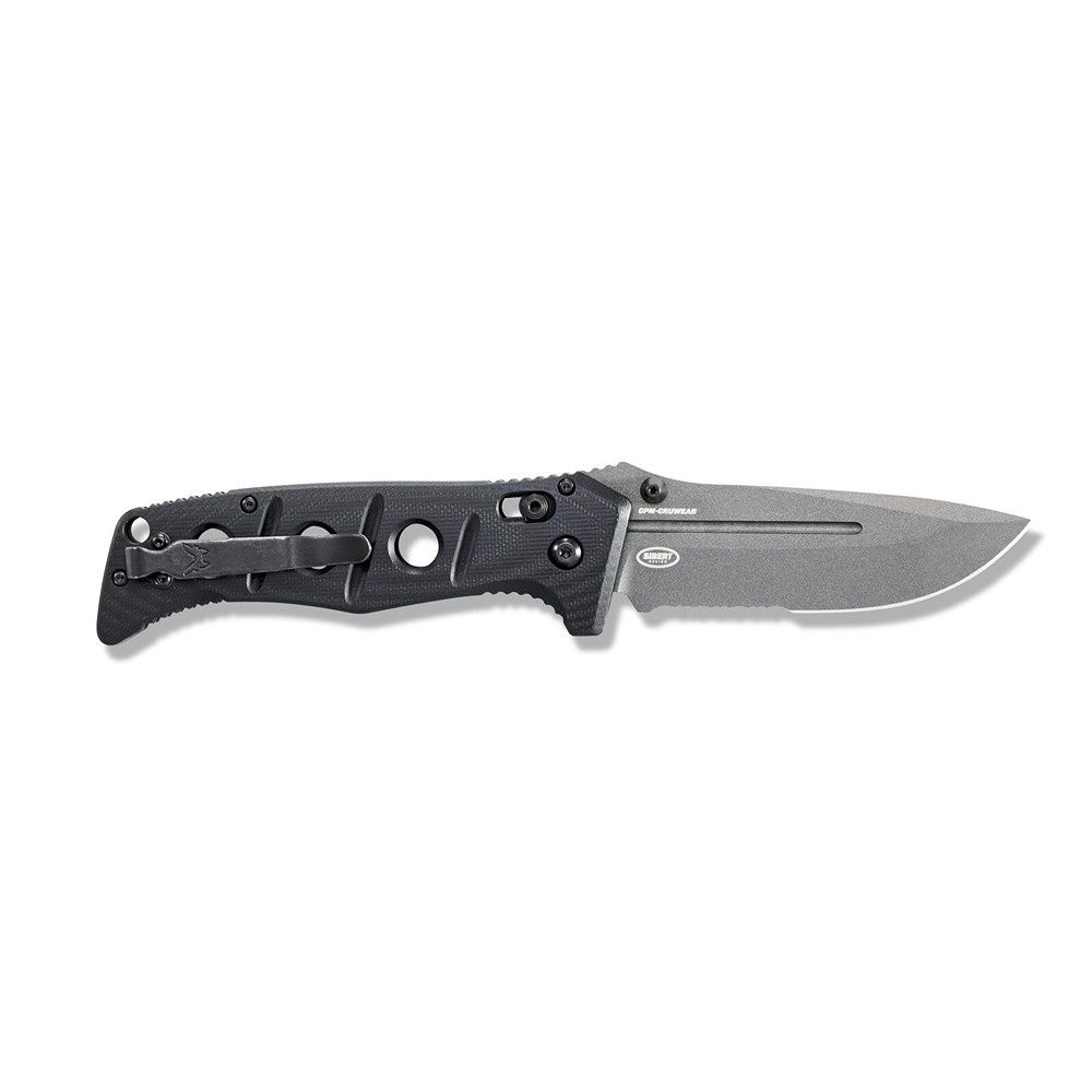 Benchmade 275SGY-1 Adamas Black Part Serrated