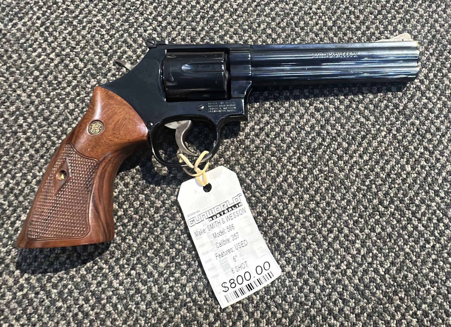 Used Smith &amp; Wesson 586 .357 6 Shot - SN: CWY5547