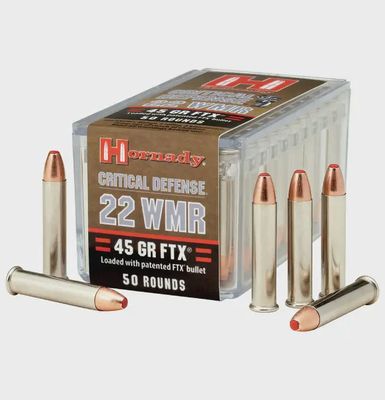 HORNADY 22WMR FTX 45GR 50PK