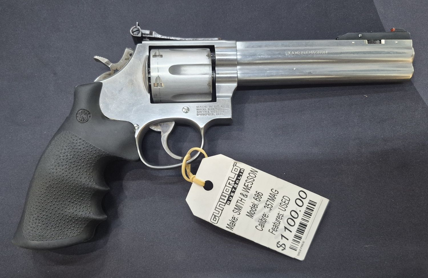 USED SMITH &amp; WESSON 686 .357MAG S/N: BSU3414