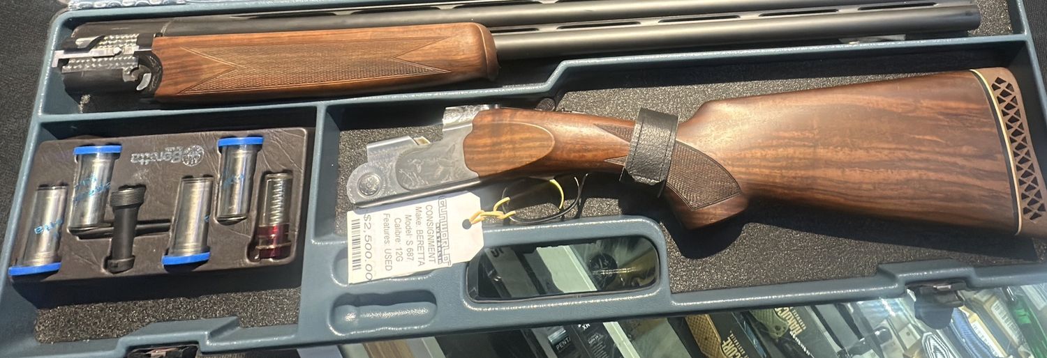 Consignment Beretta S 687 12g with case - SN: 52043B