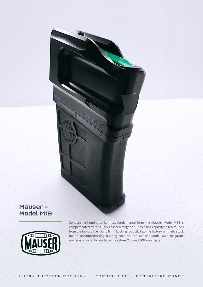 LUCKY THIRTEEN UNIMAG STRAIGHT FIT LINE MAUSER M18