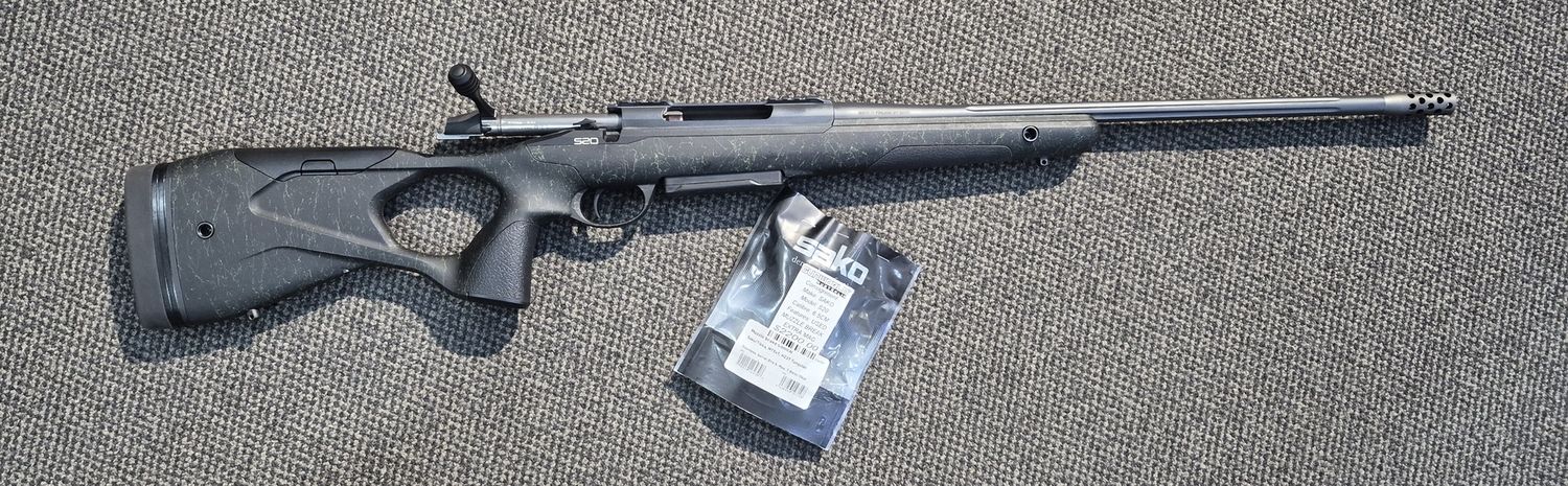 CONSIGNMENT USED SAKO S20 6.5CM - MUZZLE BREAK + EXTRA MAG - S/N: JL4966