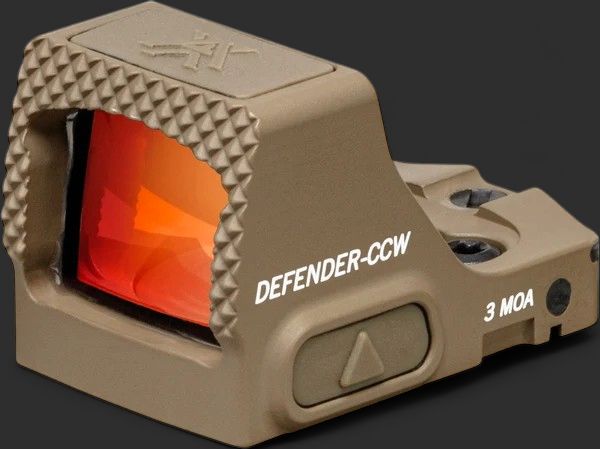 VORTEX DEFENDER-CCW™ RED DOT TAN - 3MOA
