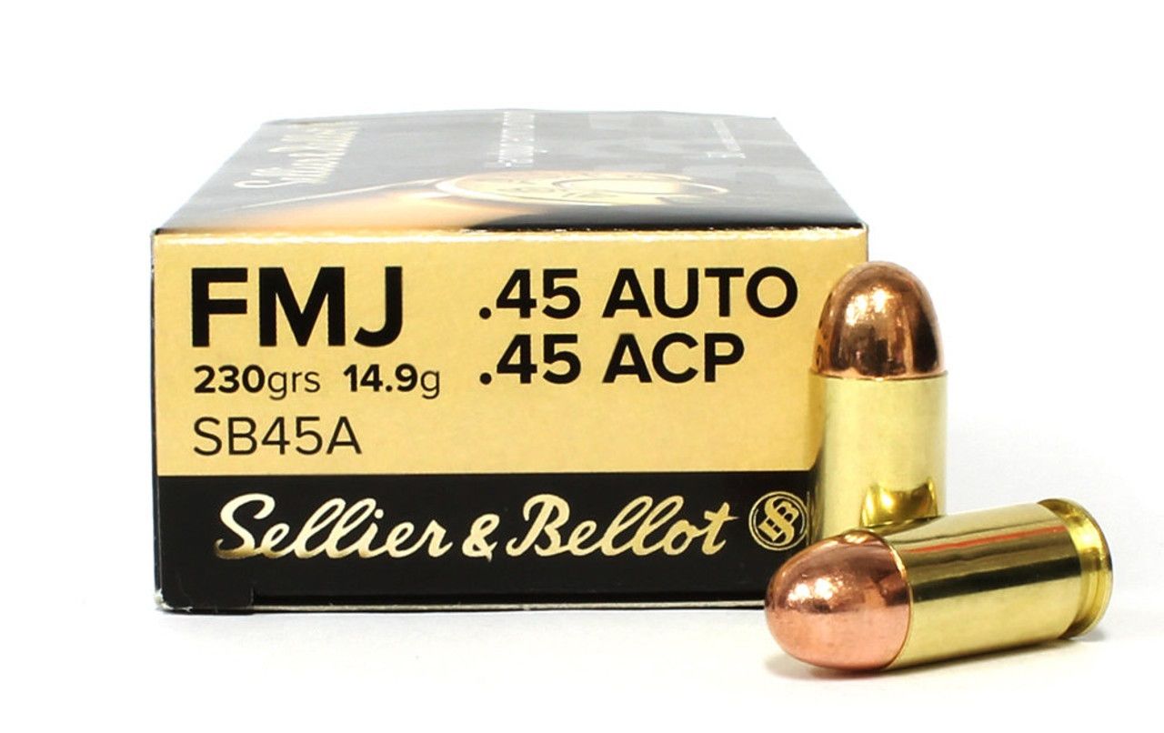 Sellier &amp; Bellot 45 ACP/AUTO / 230Gr FMJ 50PK