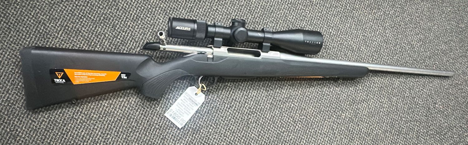 Consignment Used Tikka T3X  Lite Stainless 1:8 Twist With Scope - SN: L41563