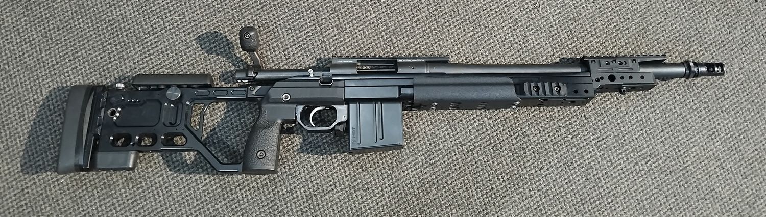 CONSIGNMENT USED REMINGTON 700 .308 WIN 16.5" 10 SHOT ACICS MAG WITH BRAKE AND KRG CUSTOM CHASIS SN:RR25264B