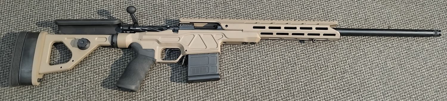 GWA PACKAGE carnage R700 package 223rem/308win/6.5cr    black/fde/sand/bronze