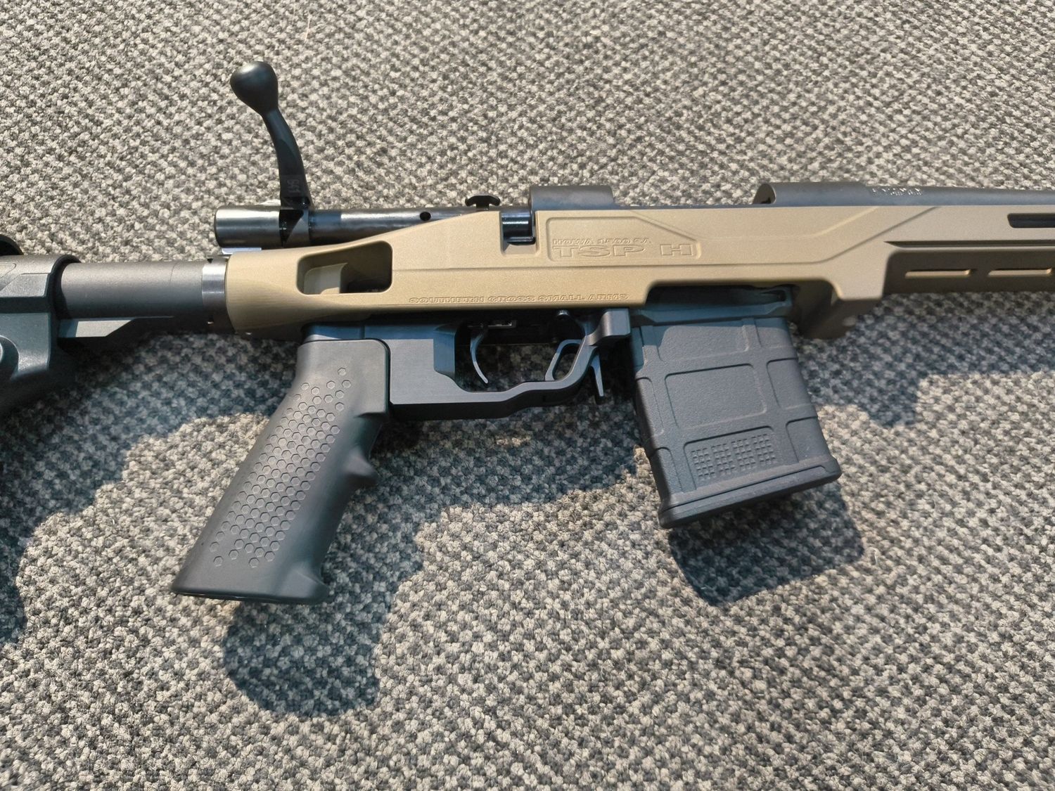 GWA Custom Package Howa 1500 .223 Varmint SCSA TSP-H Chassis Burnt Bronze