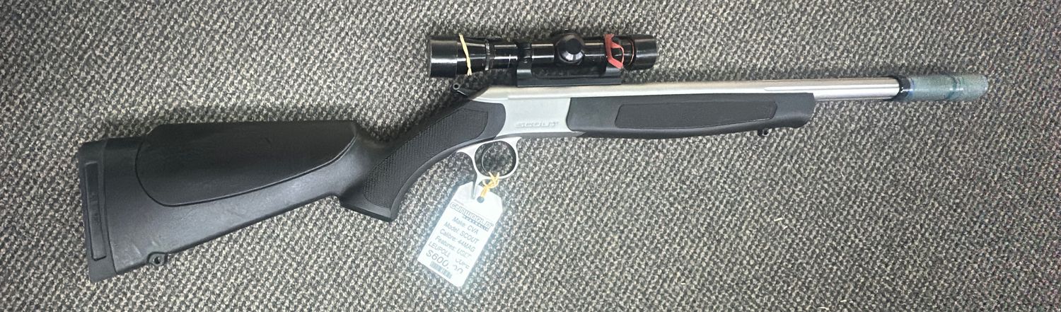 Used CVA Scout .44Mag Break Action &amp; Leupold Scope - SN: 61-06-026806-17