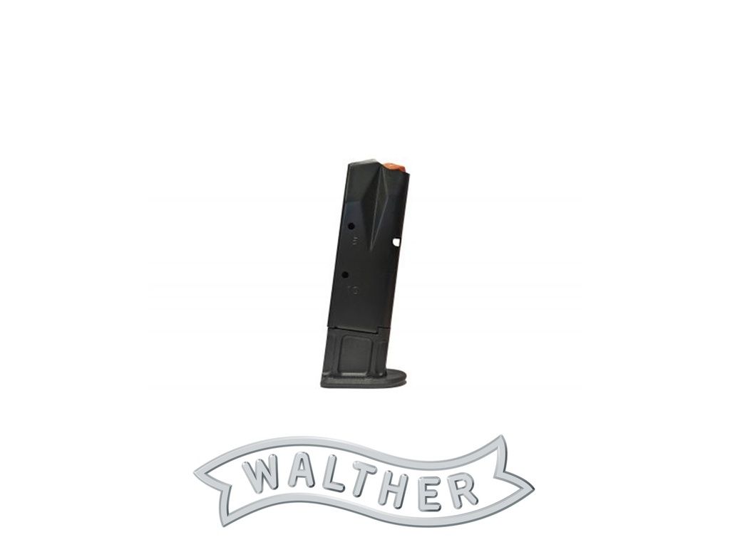 Walther Magazin PDP Comp. &amp; PPQ M2 9mm 10-round without magwell(Suits PDP Compact, PPQ M-Series)