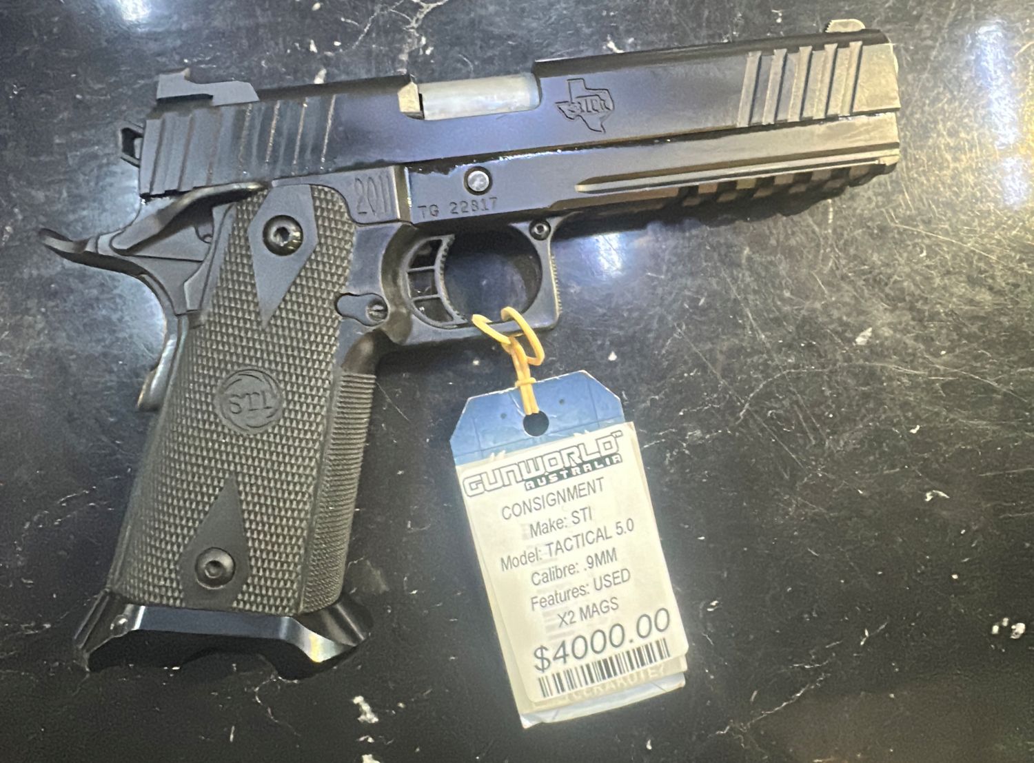 Consignment STI Tactical 5.0 9mm With 2 Mags - SN: TG22817