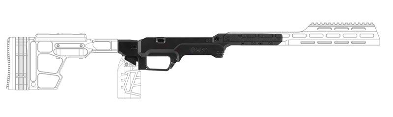 MDT LSS GEN 3 ACTION BASE REMINGTON 700 SA BLACK