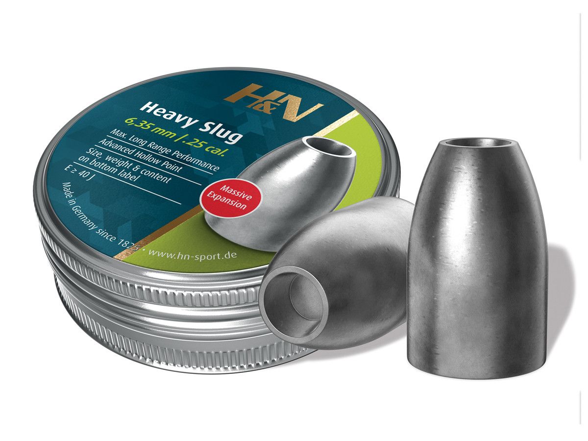 H&amp;N Heavy Slug, .25 Cal. 42 Grains, Hollow Point