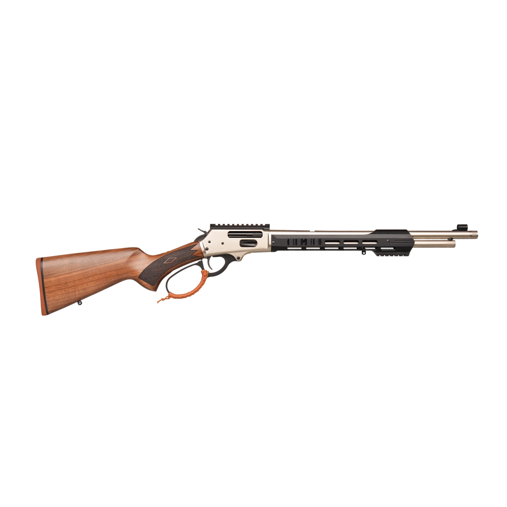 Hugtek Lever Action 30-30 Win Walnut &amp; Nikel TACT Side Eject 470mm 5 Mag Rifle