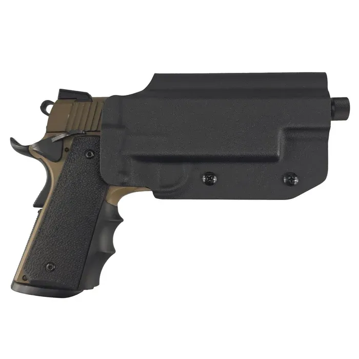 Kydex Customs 1911 Holster - Black Right Handed With Belt Mount