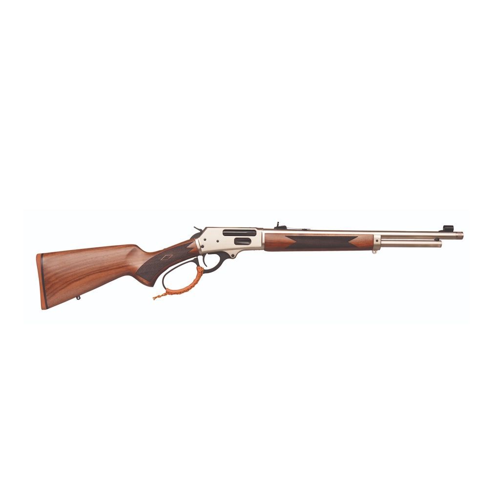 Hugtek Lever Action 30-30 Win Walnut &amp; Nikel Side Eject 6 Mag Rifle