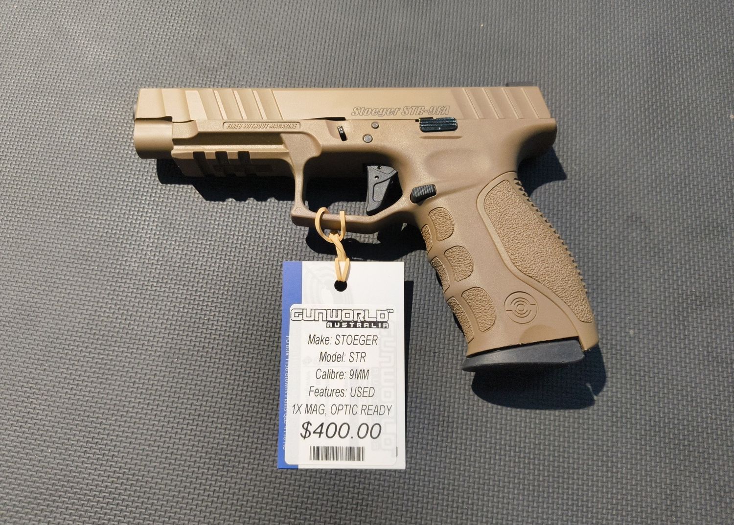 Used Stoeger STR FDE 9mm x1 Mag Optic Ready - SN: T6429-21AD00126
