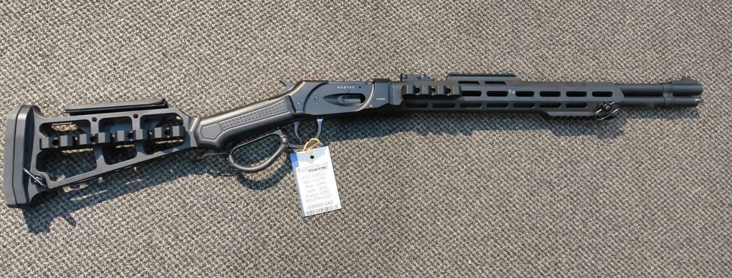 Consignment Used Hugtek LVR41 Skeleton Tact Top Eject 410G Lever Action Shotgun S/N: 167-H23LY-002006