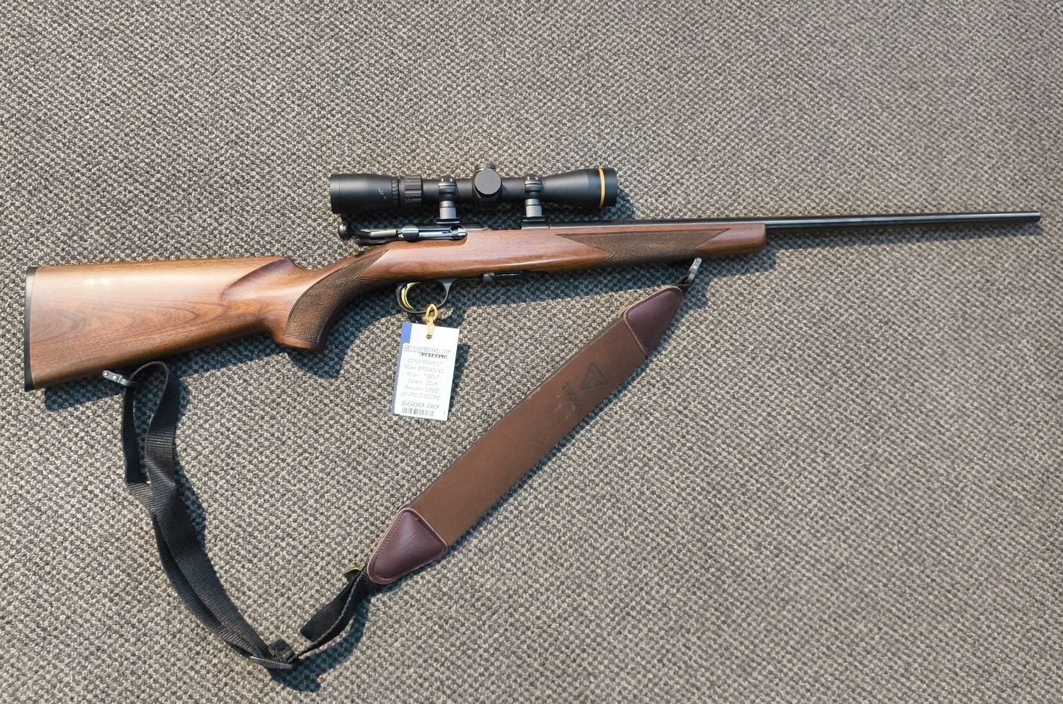 Consignment Used Browning T Bolt .22LR Bolt Action Rifle With Sling And ScopeS/N: 214927T253