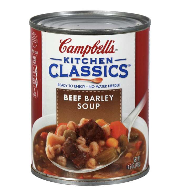 Campbell&#39;s Kitchen Classics Beef Barley Soup