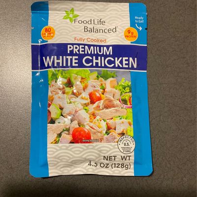 Food Life Balanced Fully Cooked Premium White Chicken