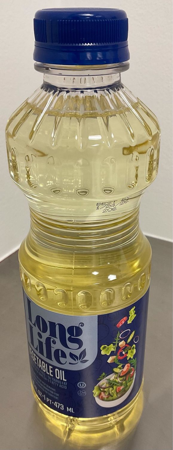 Long Life Cooking Vegetable Oil