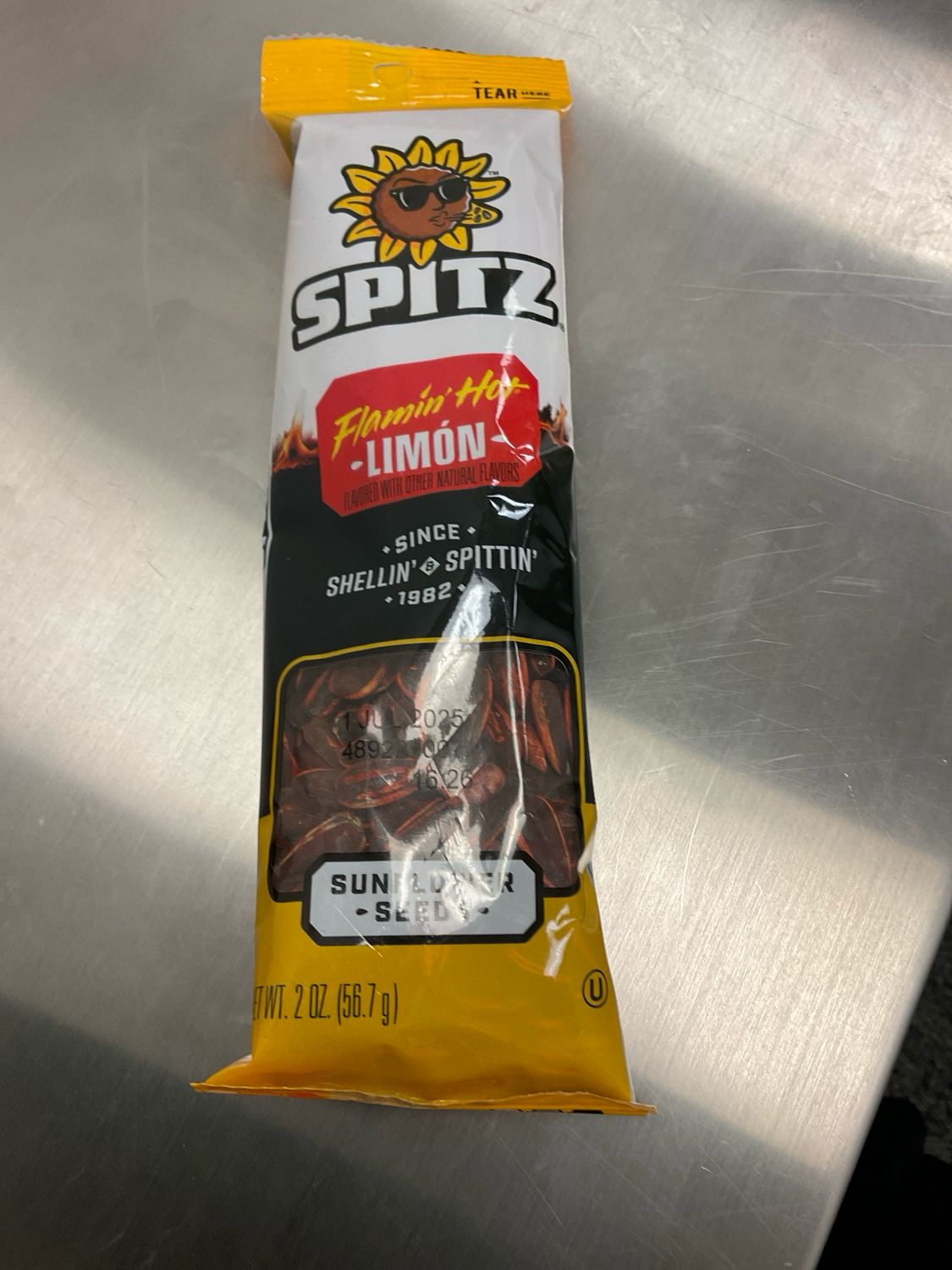 Spitz Flamin Hot Limon Sunflower Seeds