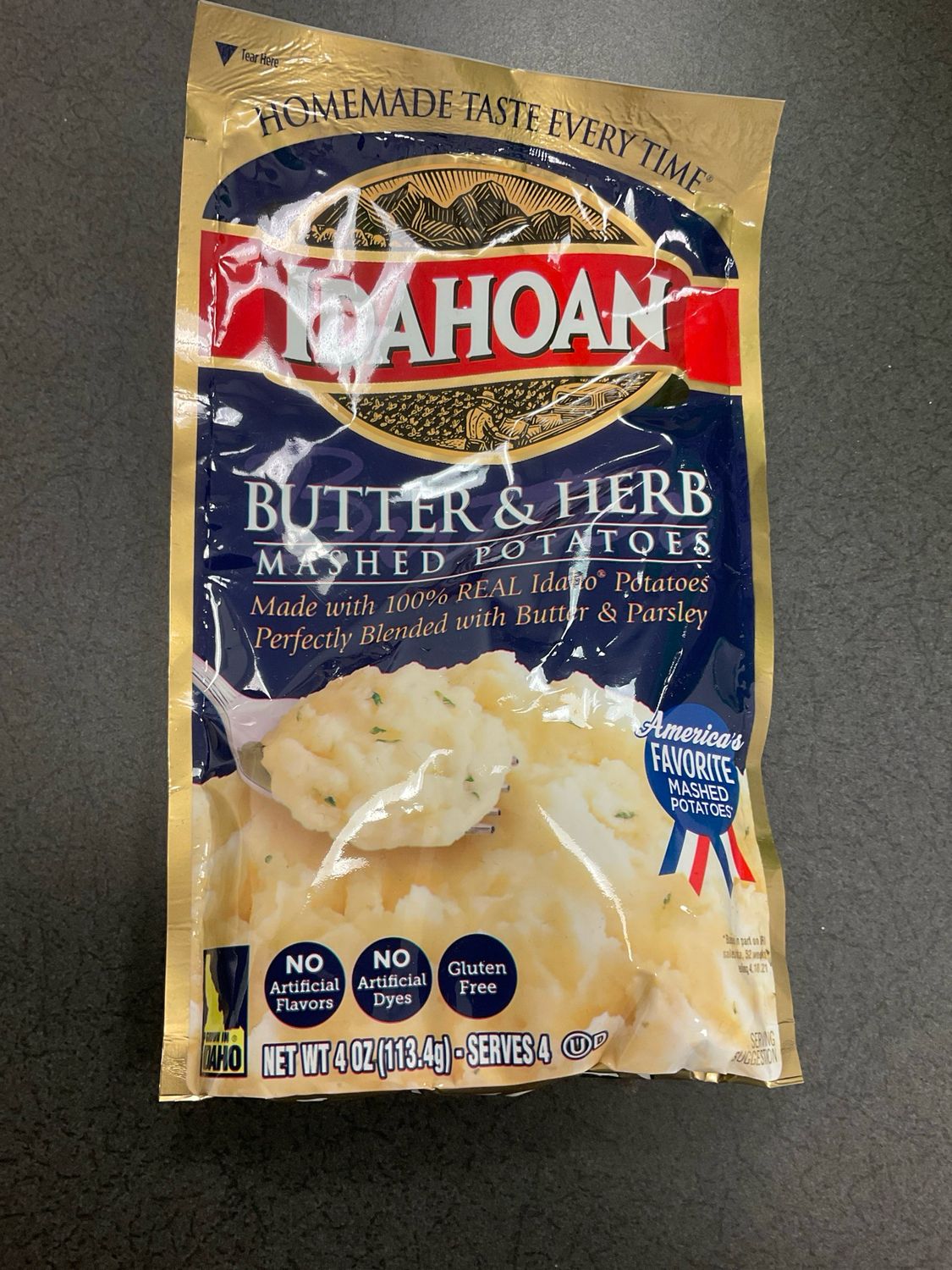 Idahoan Butter and Herb Mashed Potatoes Mix