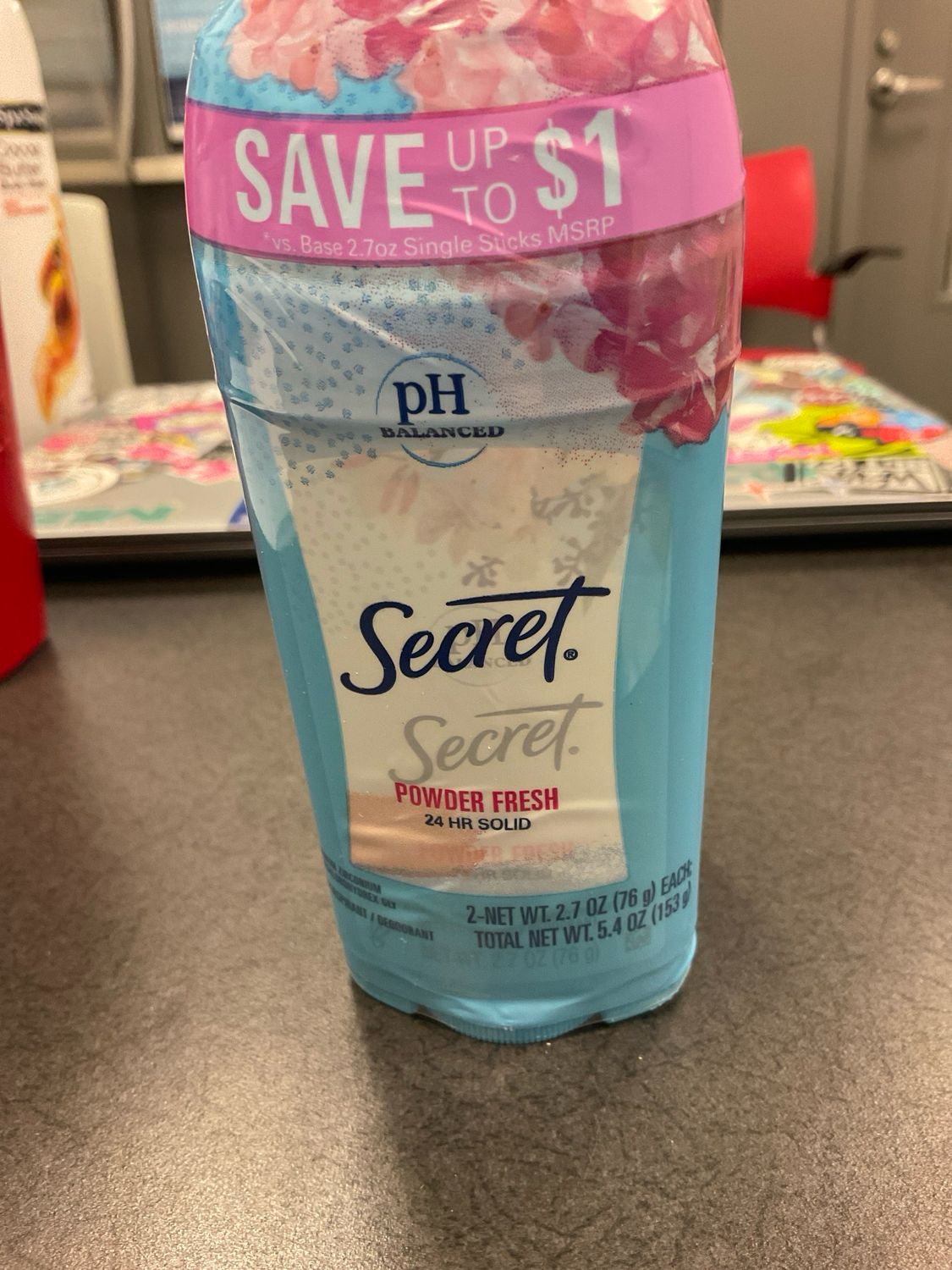 Secret Deodorant Twin Pack