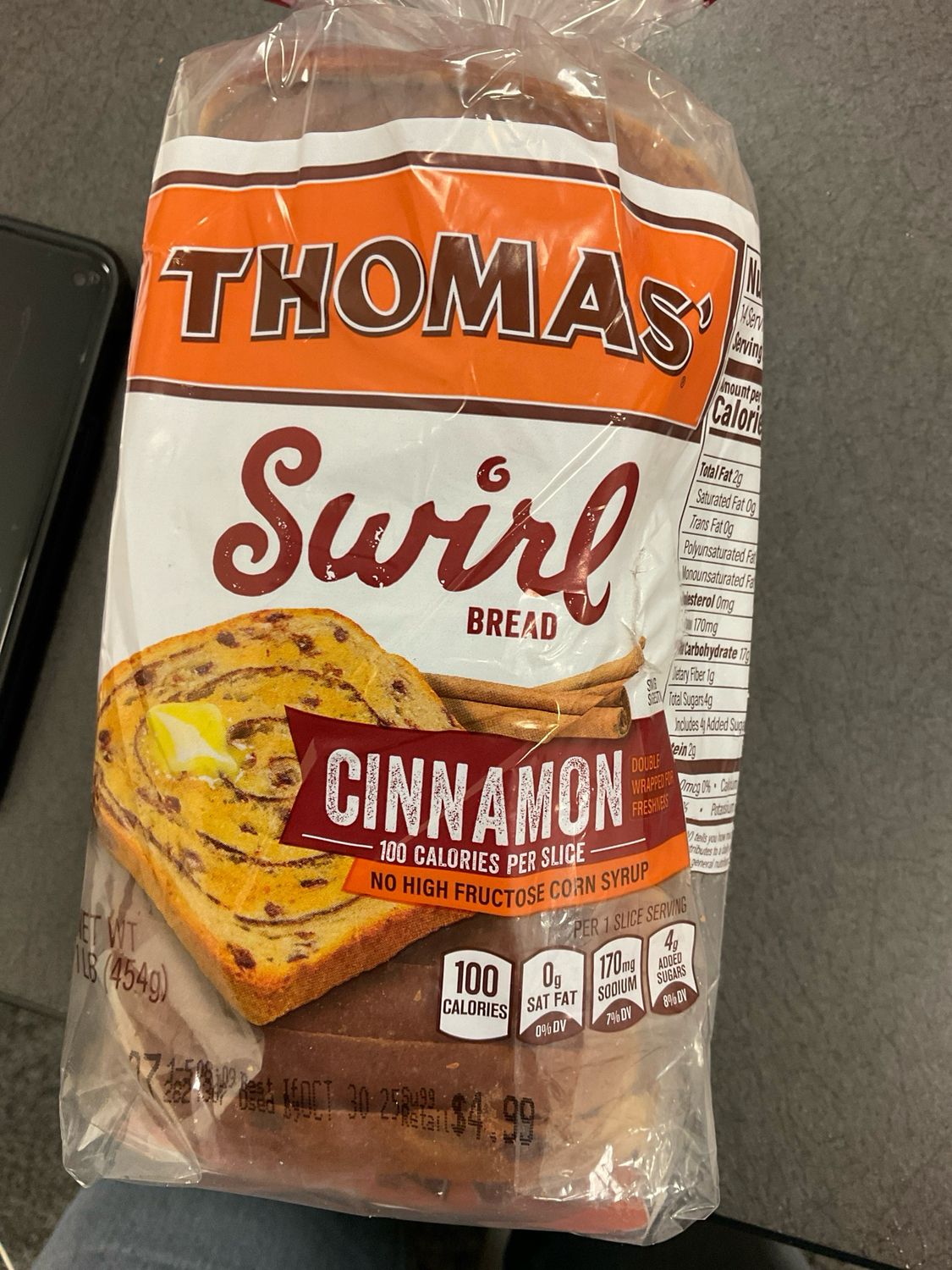 Cinnamon Swirl Bread