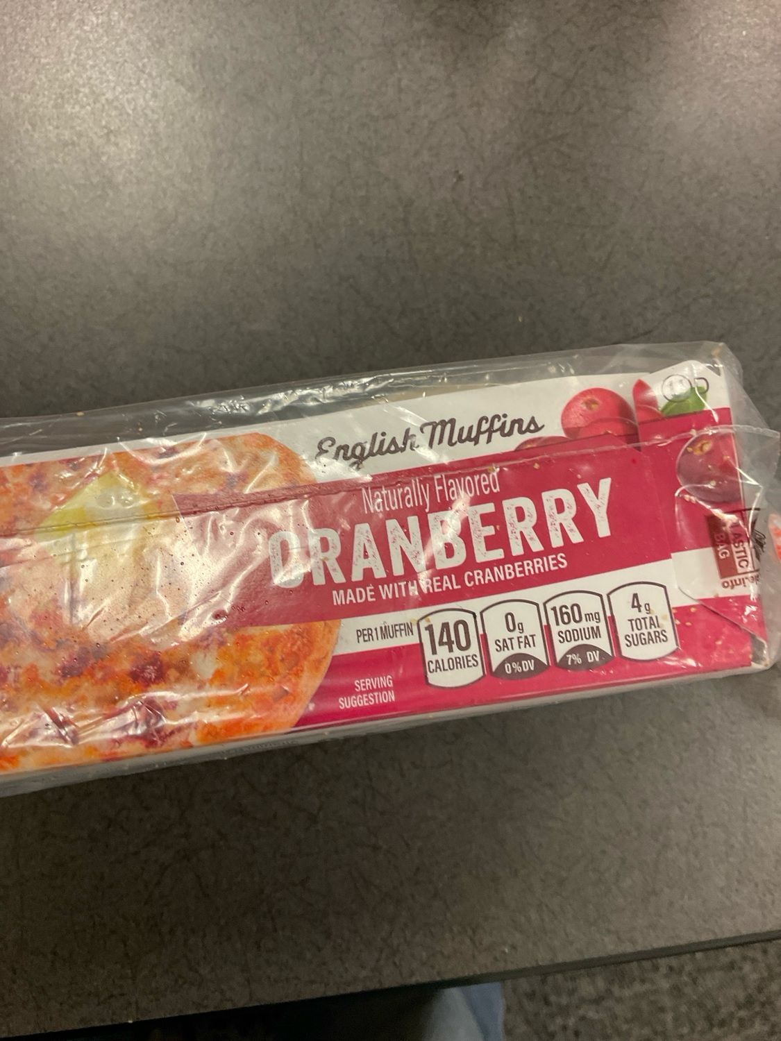 Cranberry English Muffins